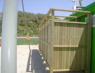 AHŞAP SOYUNMA KABİNİ